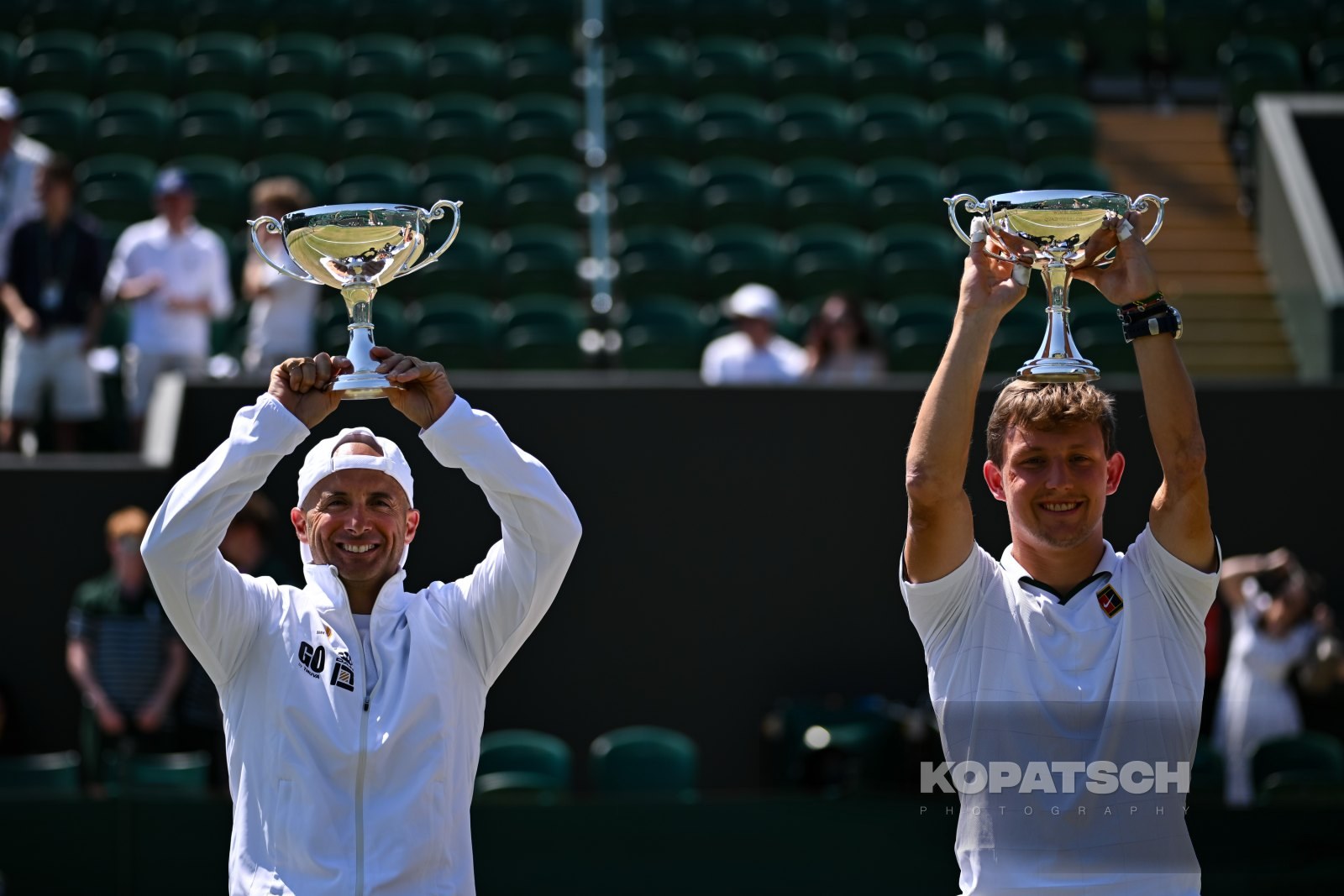 Niels Vink of the Netherlands and Guy Sasson of Israel — 2026 Wimbledon