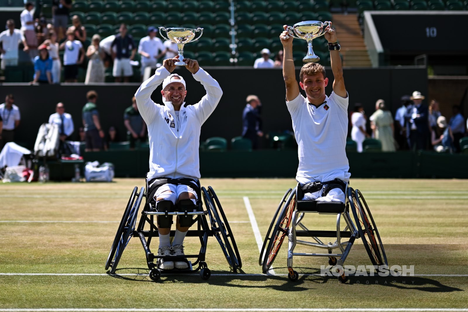 Niels Vink of the Netherlands and Guy Sasson of Israel — 2026 Wimbledon