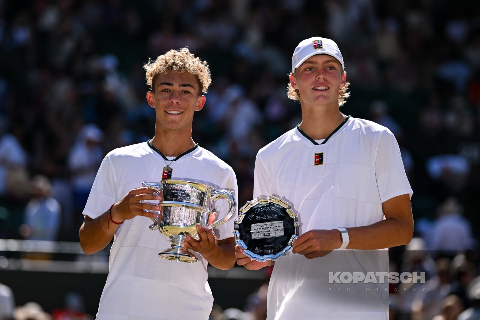 Jordan Lee of the United States and Cruz Hewitt of Australia — 2026 Wimbledon