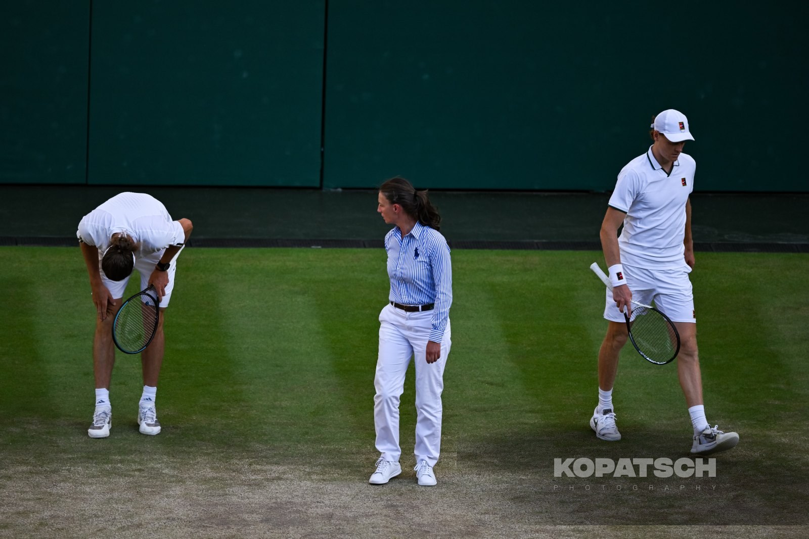 Alexander Zverev of Germany and Jannik Sinner of Italy — 2026 Wimbledon